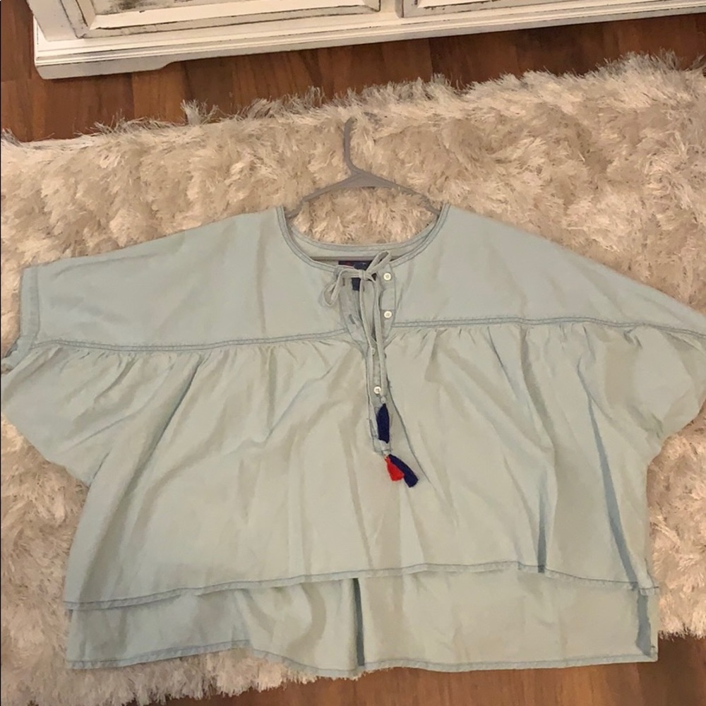 Lucky Brand Blue Jean Top